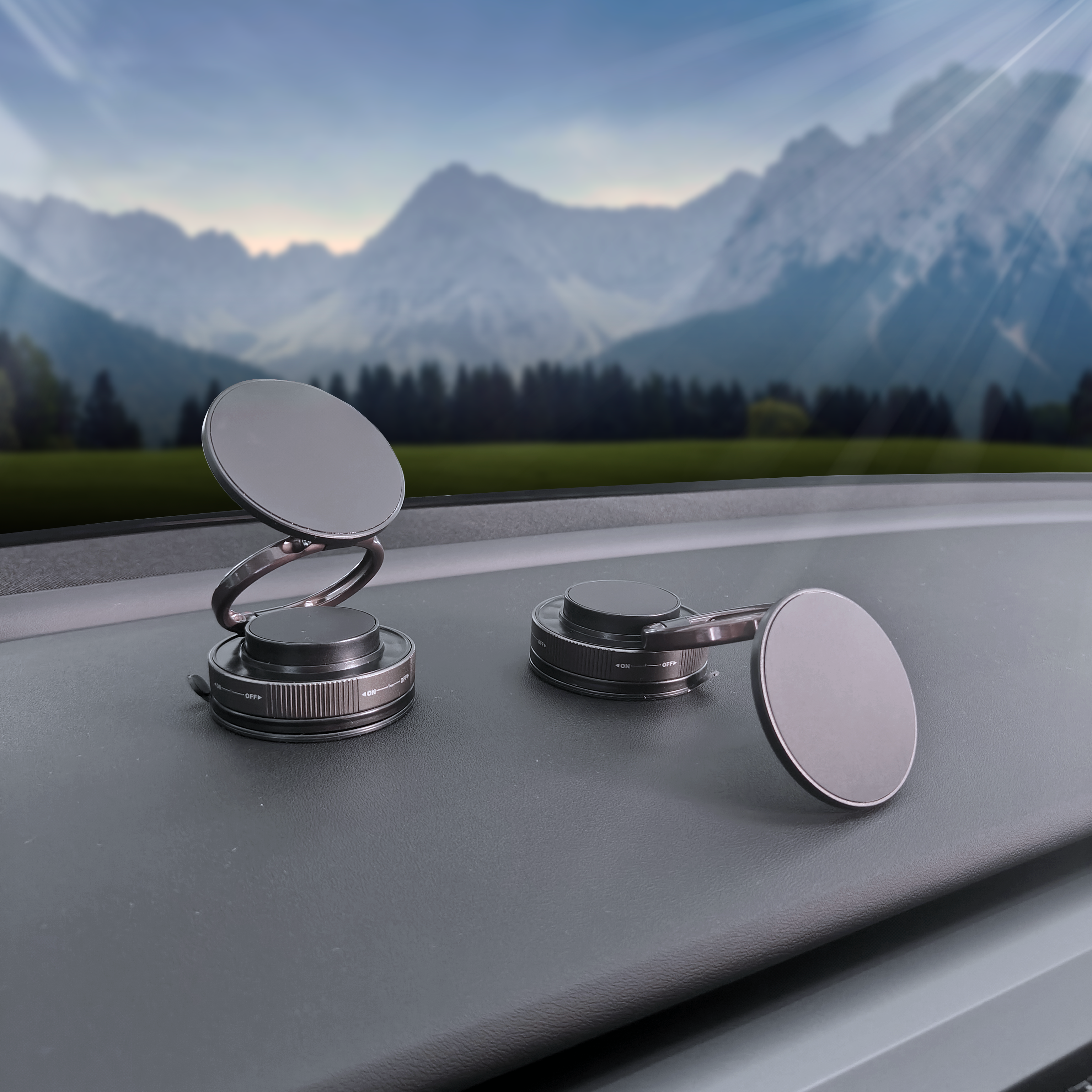MagMount Flex – 360° Magnetic Car Phone Mount