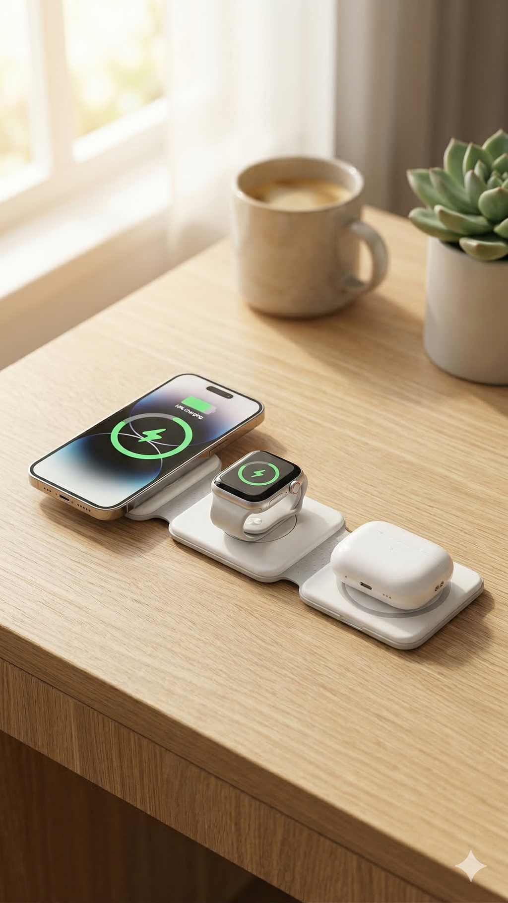 Always On 3-in-1 Wireless Charging Station – iPhone, Apple Watch & AirPods