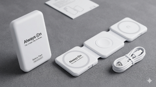 Always On 3-in-1 Wireless Charging Station – iPhone, Apple Watch & AirPods