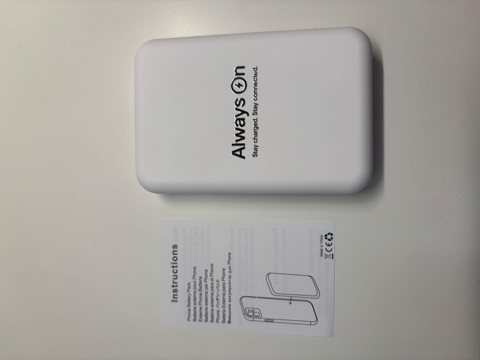Always On 3-in-1 Wireless Charging Station – angled view showing clean minimalist design