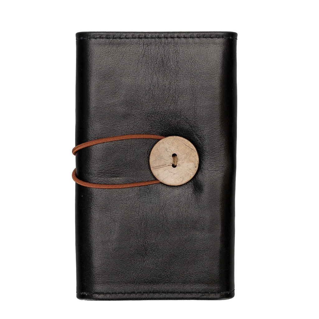 The Cable Organiser – Premium Roll-Up Leather Travel Pouch